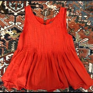 🥧 Anthro Vanessa Virginia Peplum Tank Top!